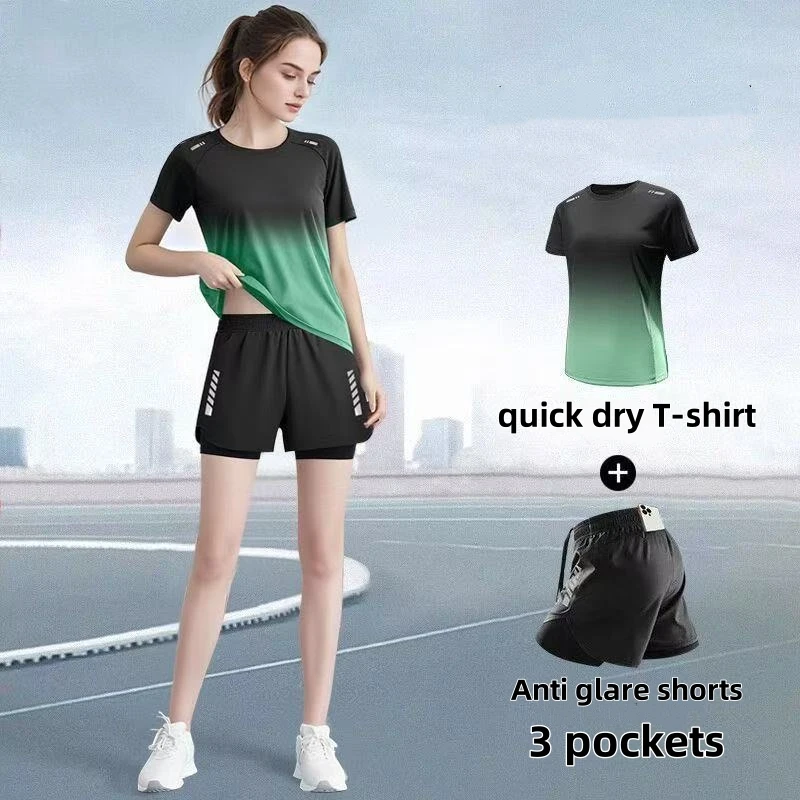 Women's sportswear set, runnin - огляд і ціна Badminton Outfit