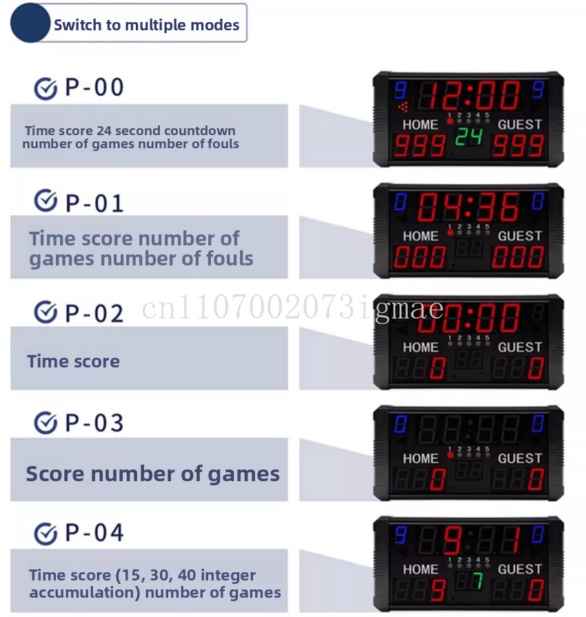 Basketball game electronic sco - огляд і ціна Badminton Scoreboard